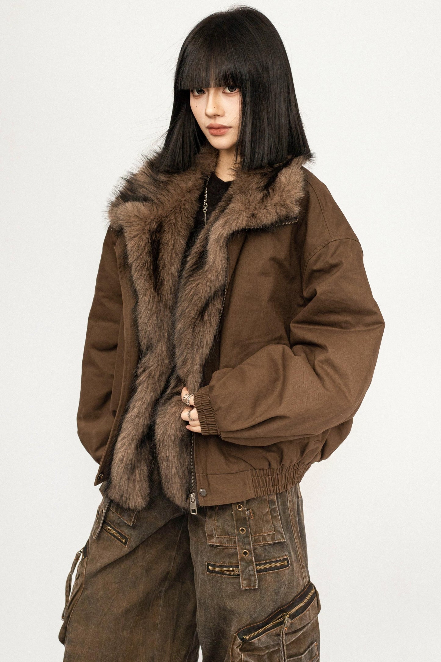 Loose Warm Cotton Coat