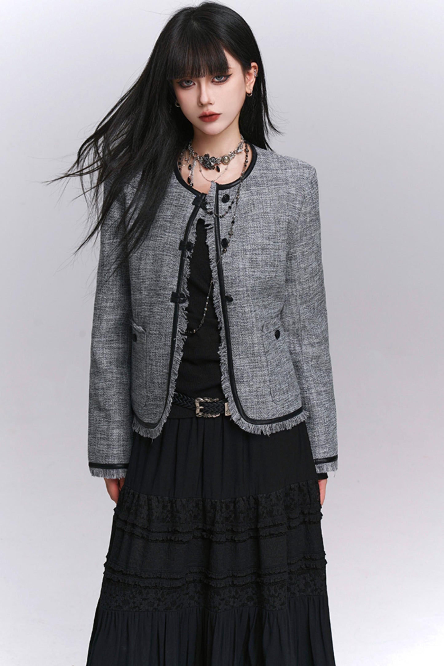 Good-Looking Gray Fragrant Jacket