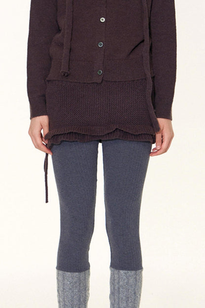 Autumn Lace-Up Short Skirt