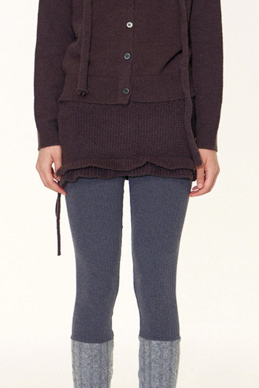 Autumn Lace-Up Short Skirt