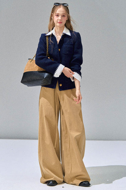 Detachable Collar Small Fragrance Jacket