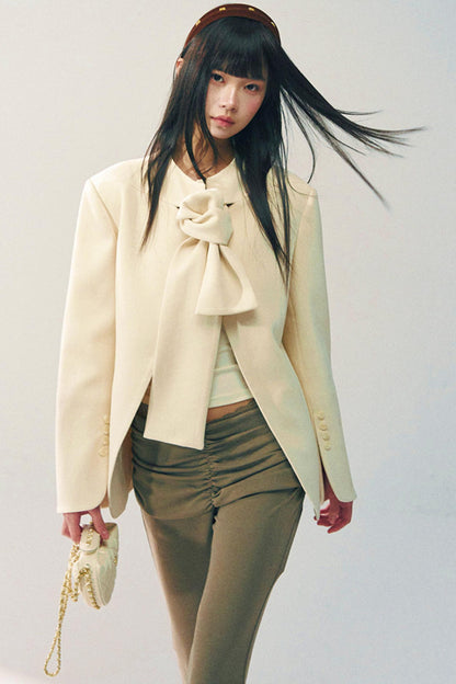 텐셀 울 보타이 블레이저