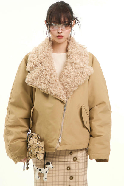 American Retro Lamb Wool Jacket