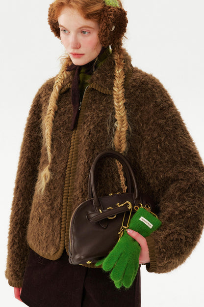 Wool Fine-Knit Winter Gloves