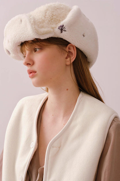 Reversible Plush Lei Feng Hat