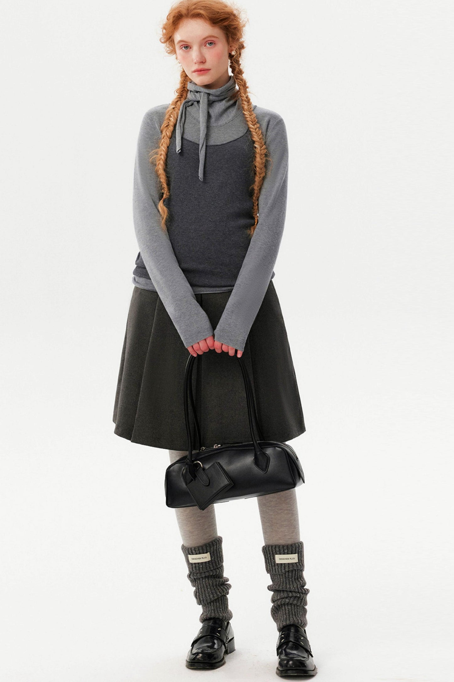 Casual Versatile Mid-Length Skirt