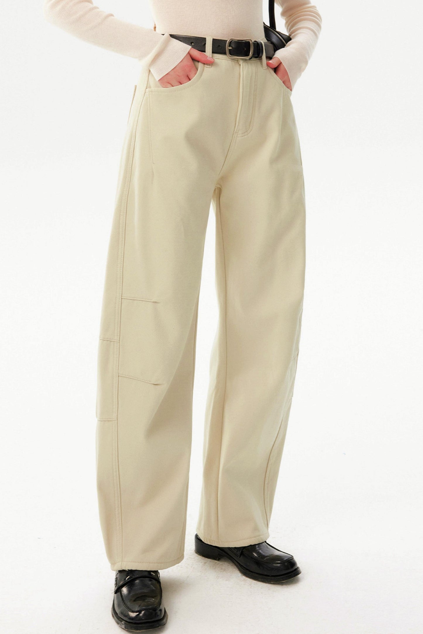 American-Style Fleece-Lined Jeans