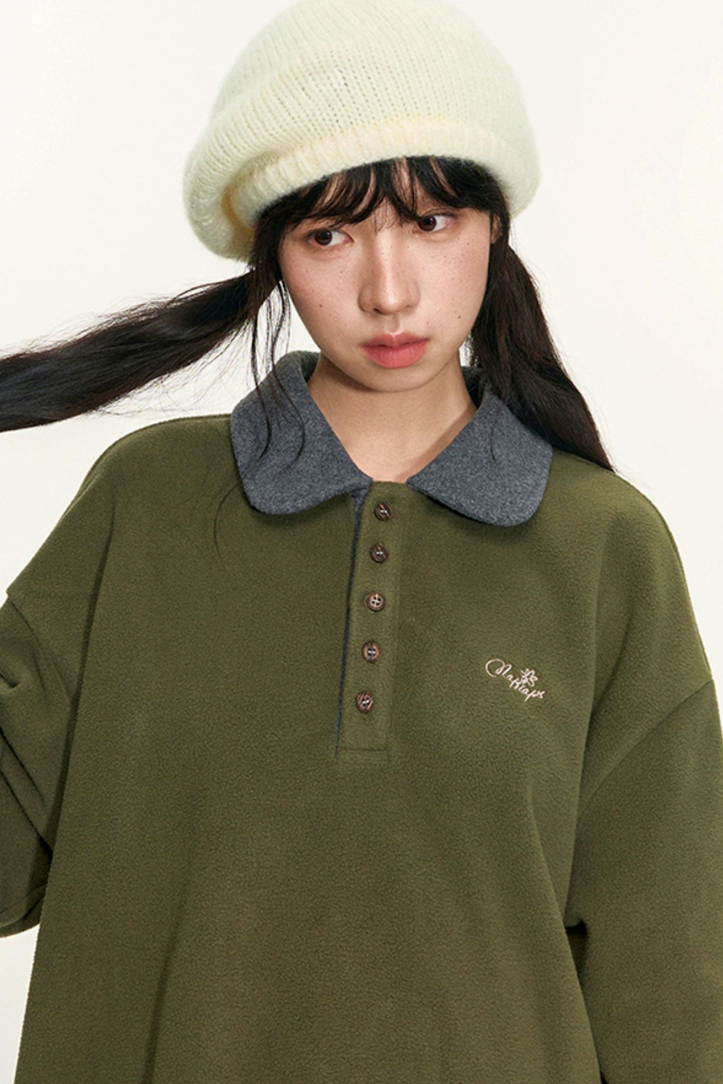 Vintage Fleece Pullover Top