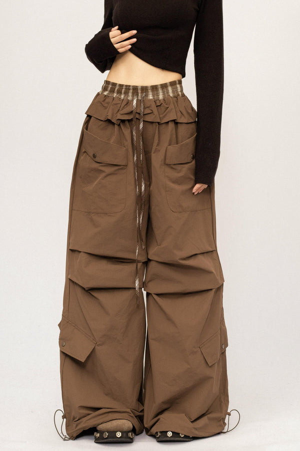 Retro Black Lace Pants