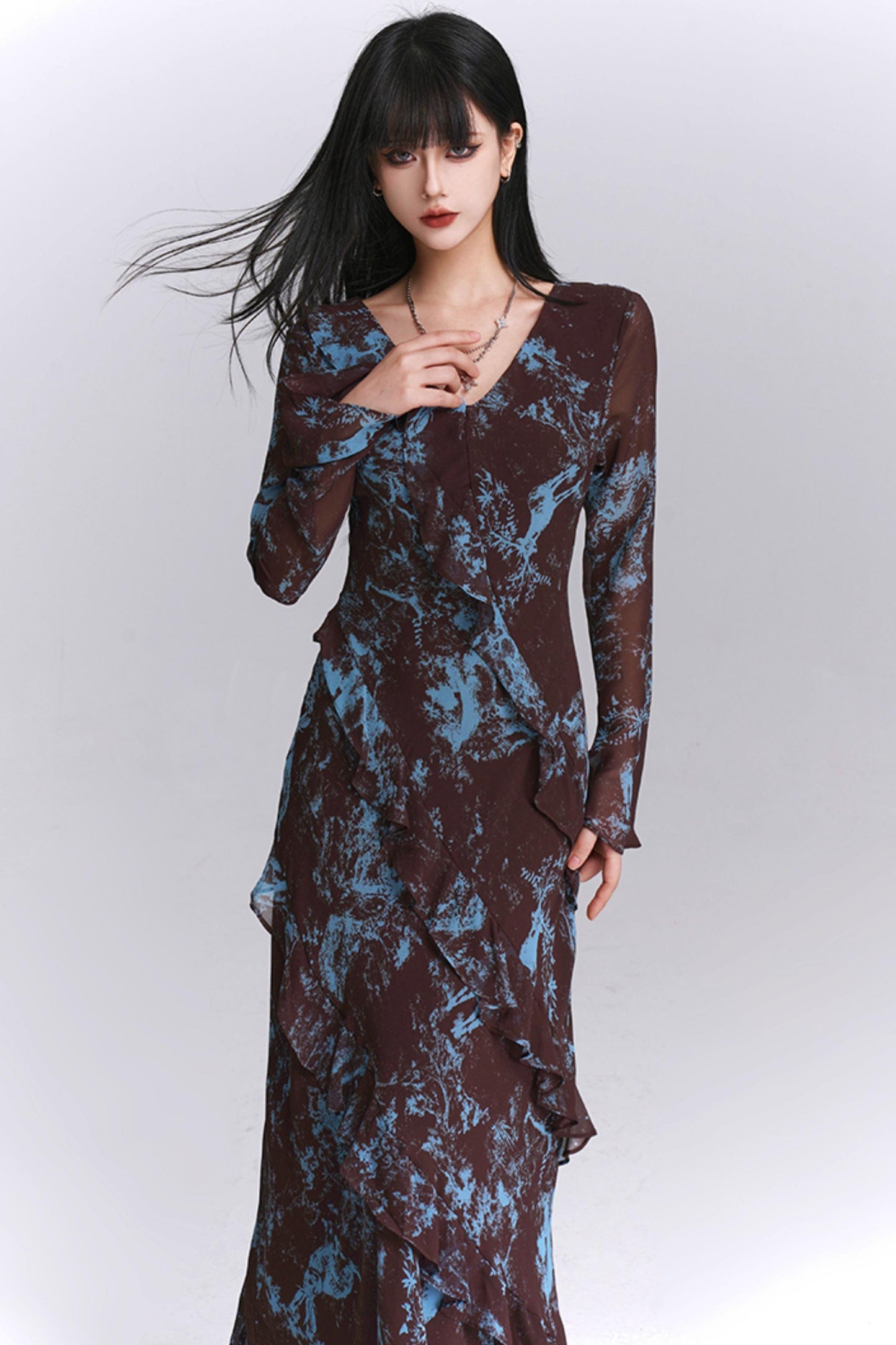 Atmospheric Slim Fit Casual Dress