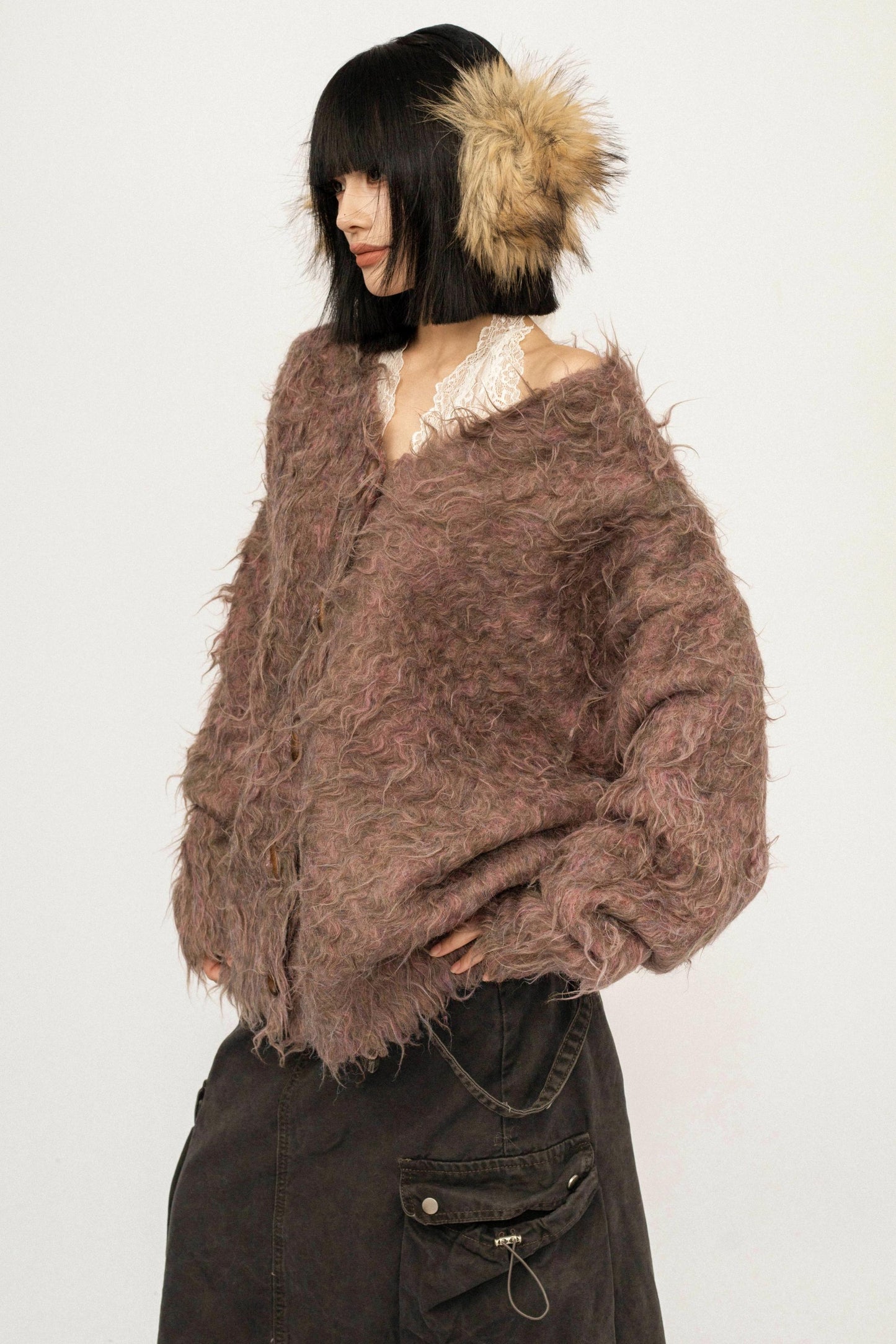 Korean Retro Knit Cardigan