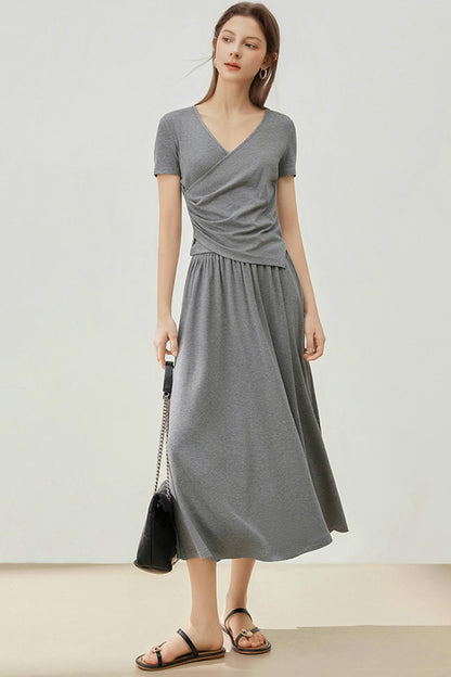 Summer Irregular Two-Piece Dress Set