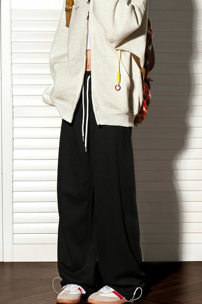 Spring Wide-Leg Casual Sweatpants