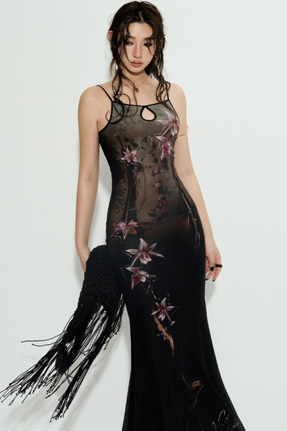 Zen Double Orchid Dress