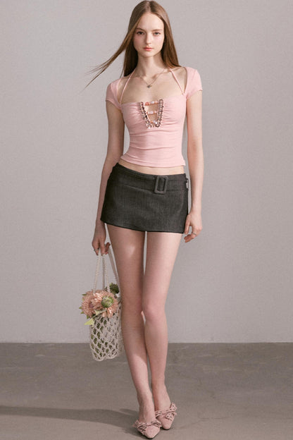 Summer A-Line Mini Skirt