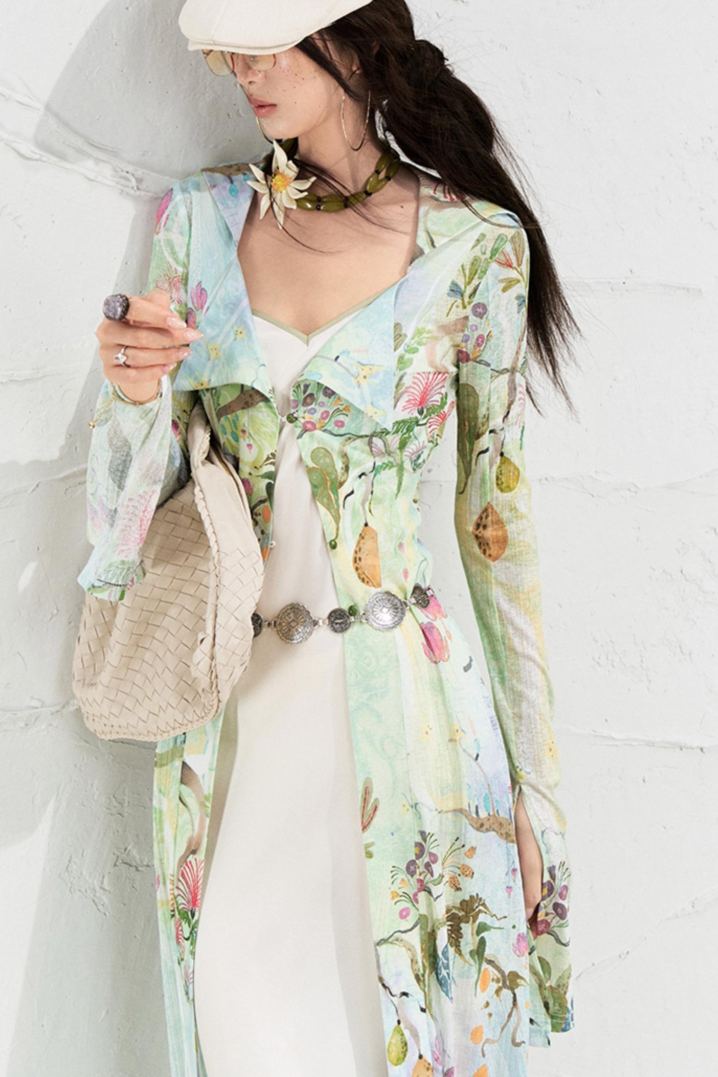 Fantasy Botanical Knit Shirt