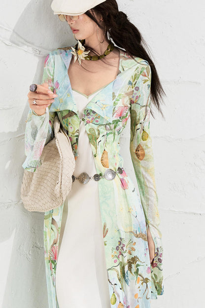 Fantasy Botanical Knit Shirt