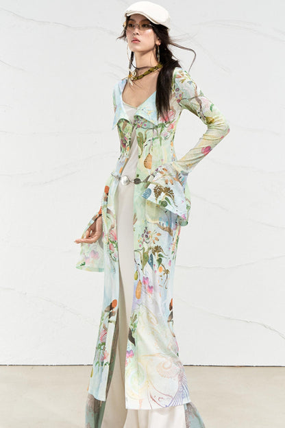 Fantasy Botanical Knit Shirt