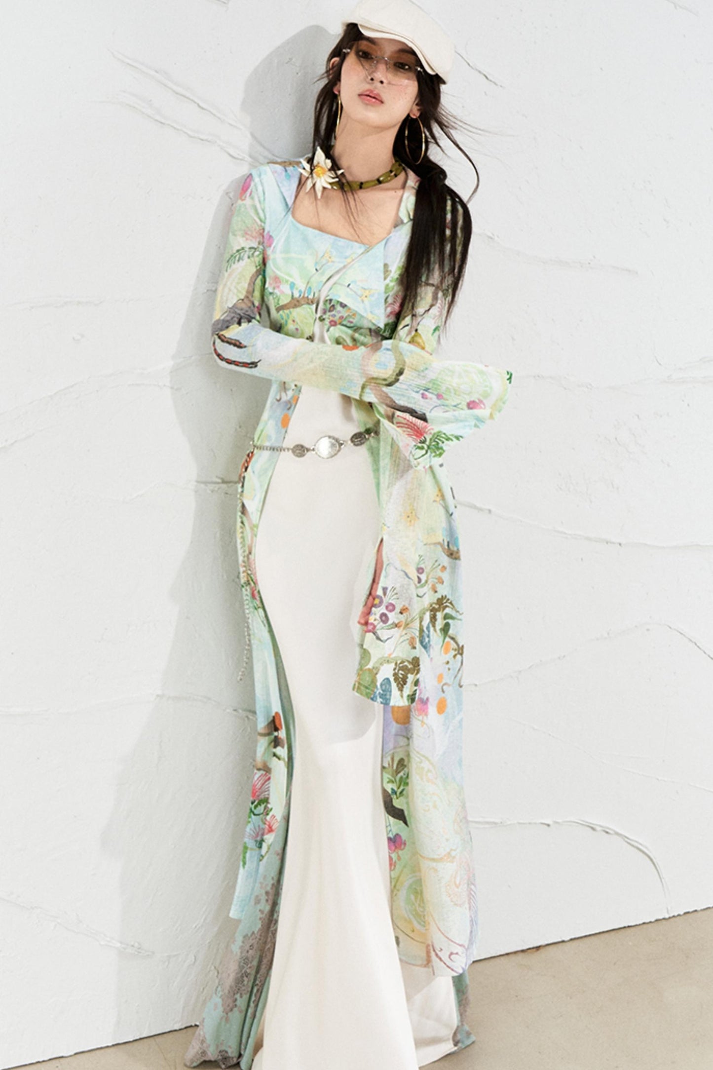 Fantasy Botanical Knit Shirt