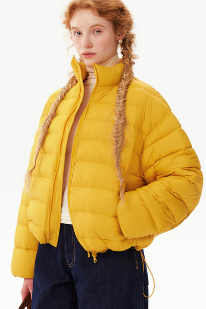 Cloud-Like Ribbed Down Jacket