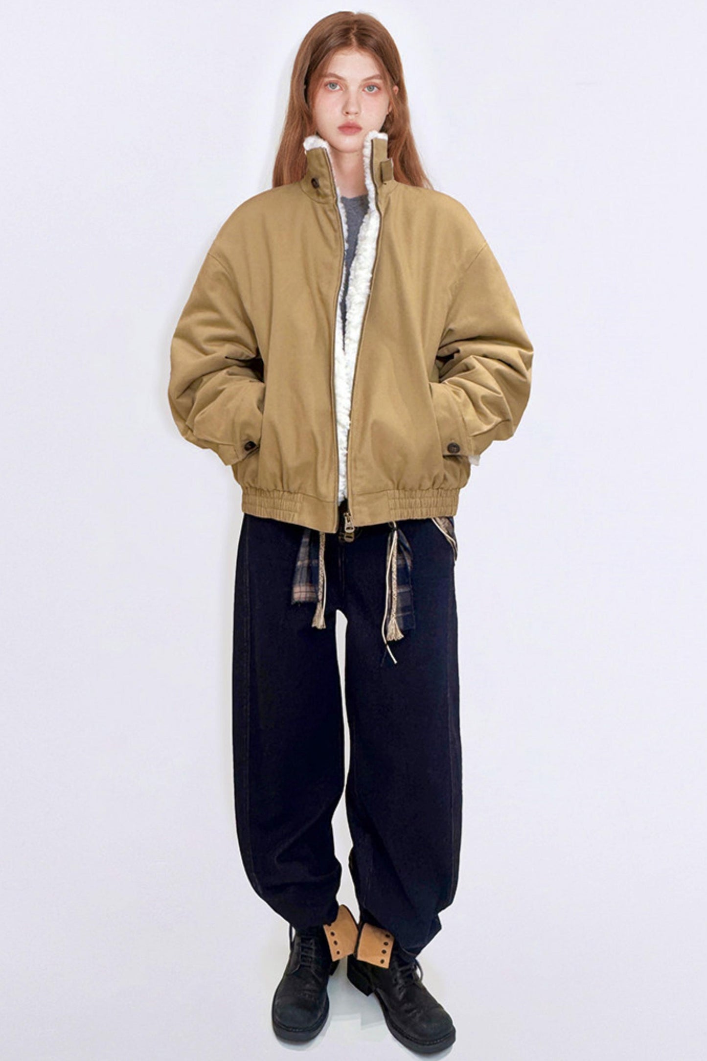 Eco-Friendly Faux Fur Cotton Jacket