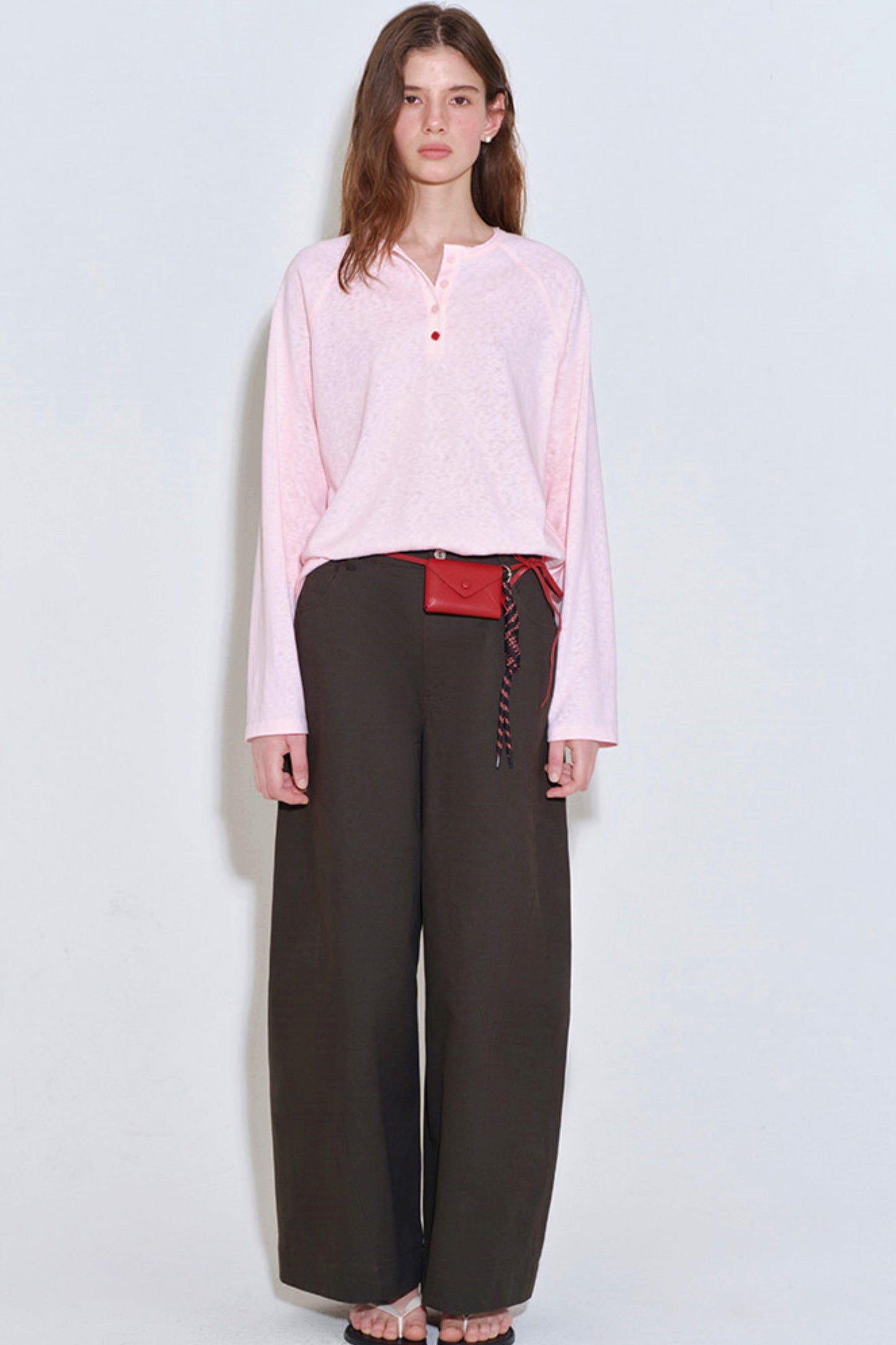 Bright-Colored Raglan T-Shirt