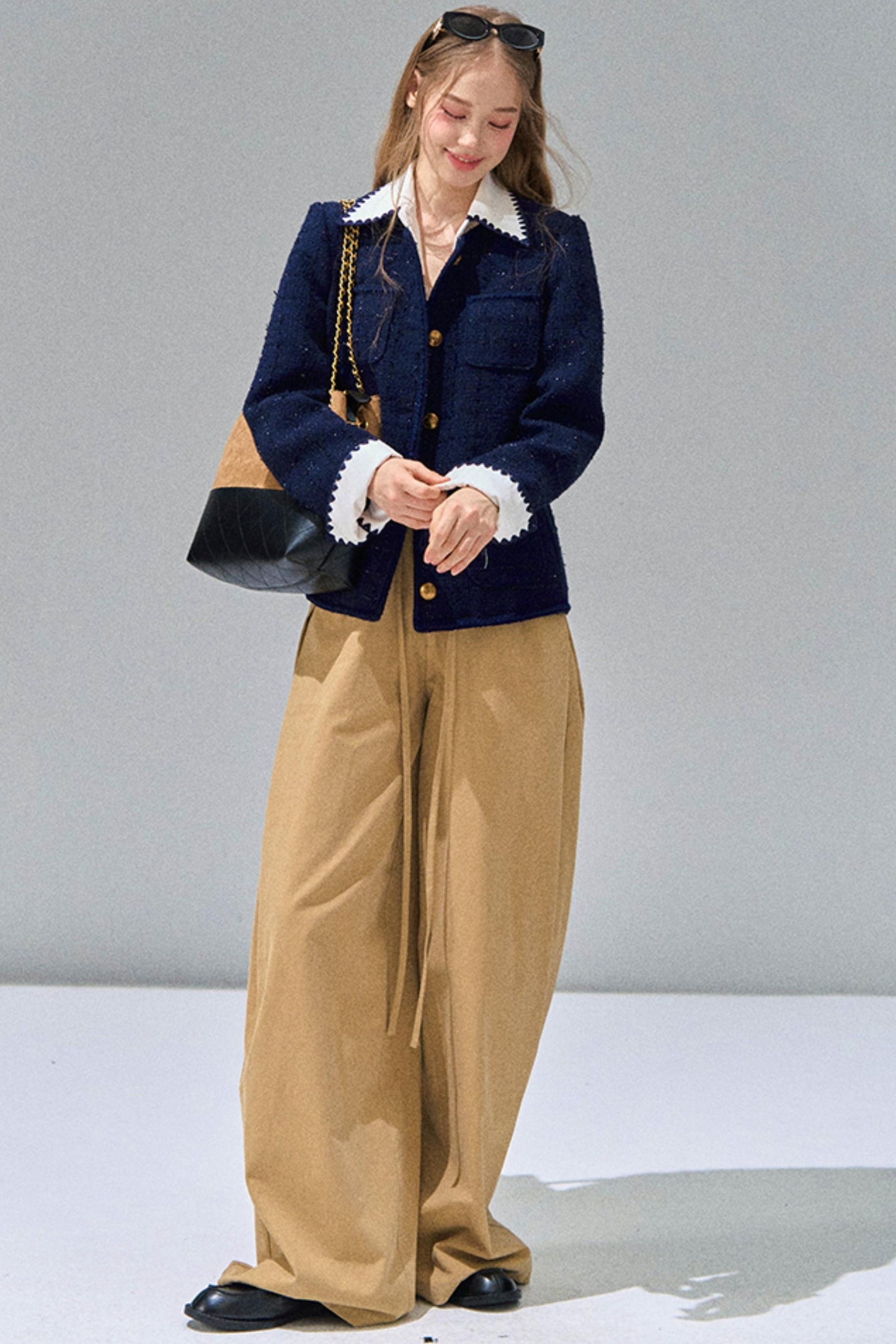 Detachable Collar Small Fragrance Jacket