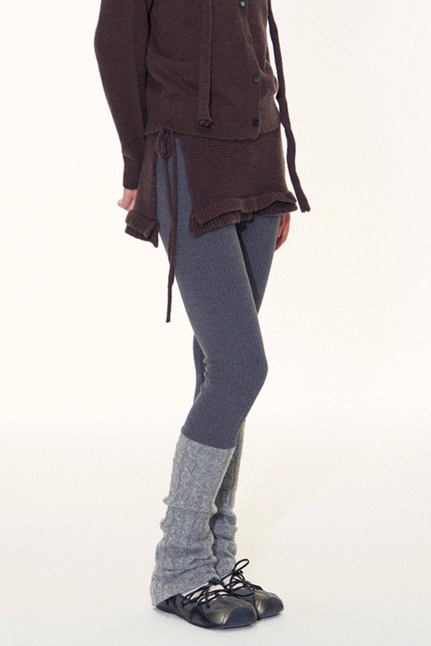 Autumn Lace-Up Short Skirt