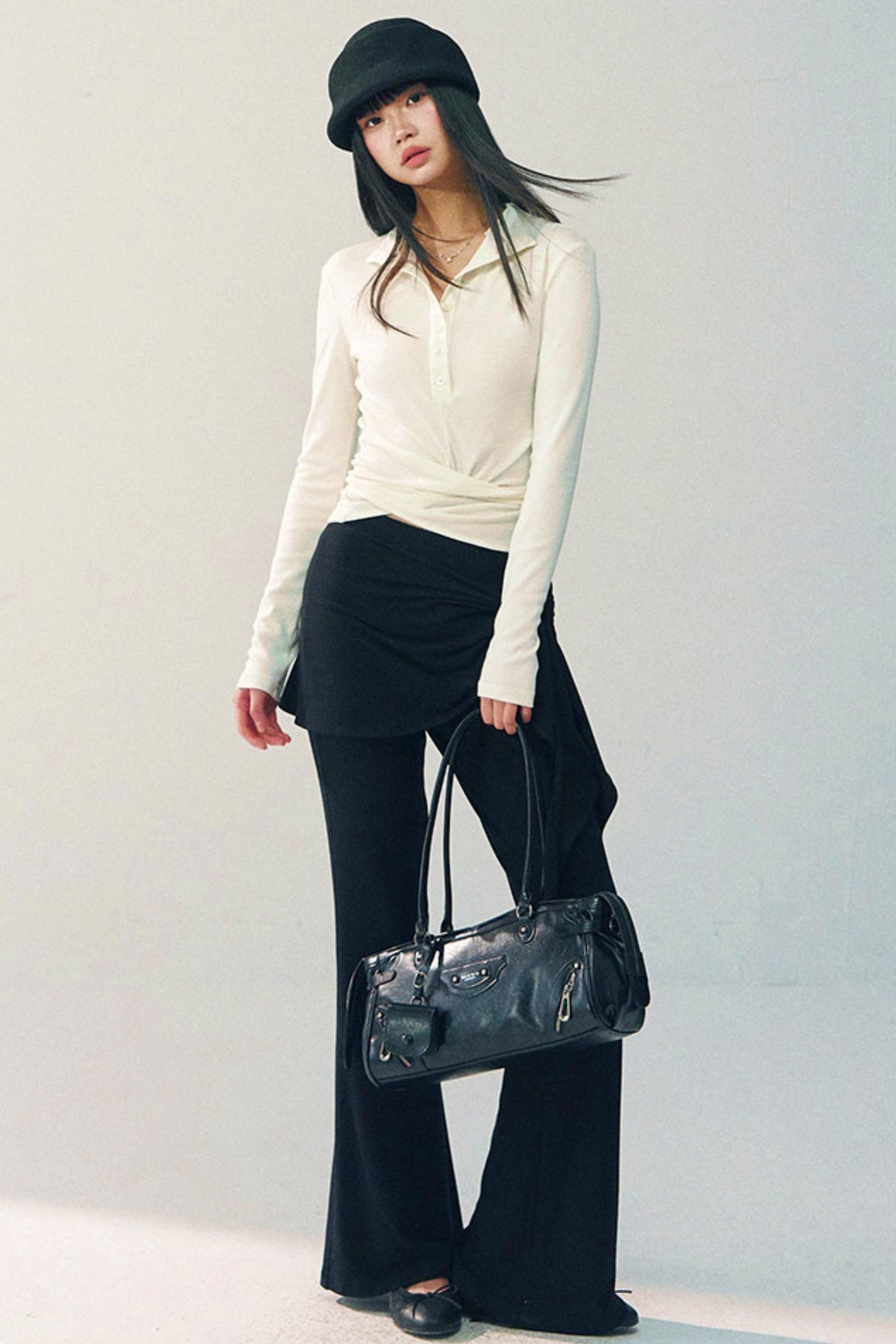 High-Waisted Flared Pants