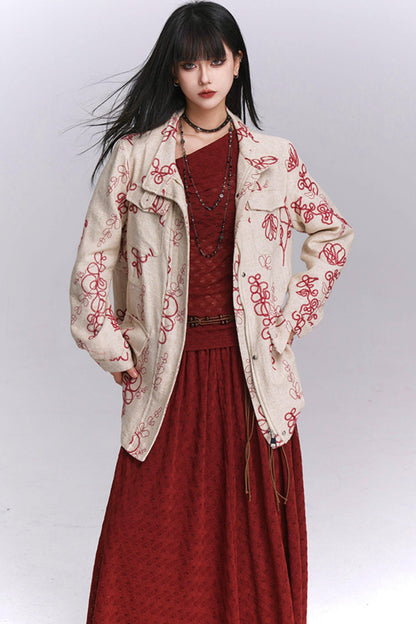 Temperament Linen Trench Coat