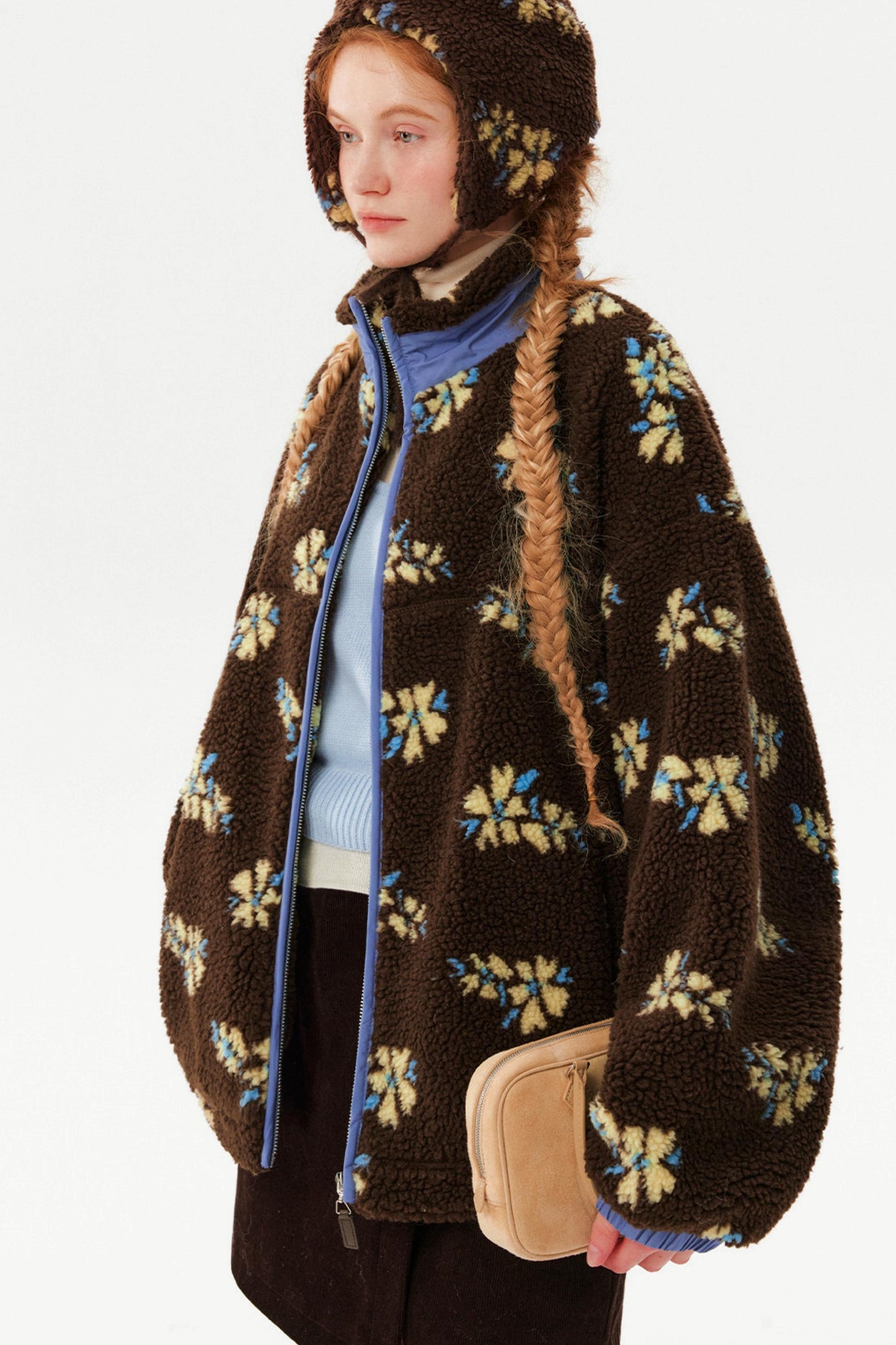 Retro Jacquard Wool Jacket