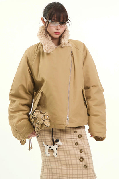 American Retro Lamb Wool Jacket