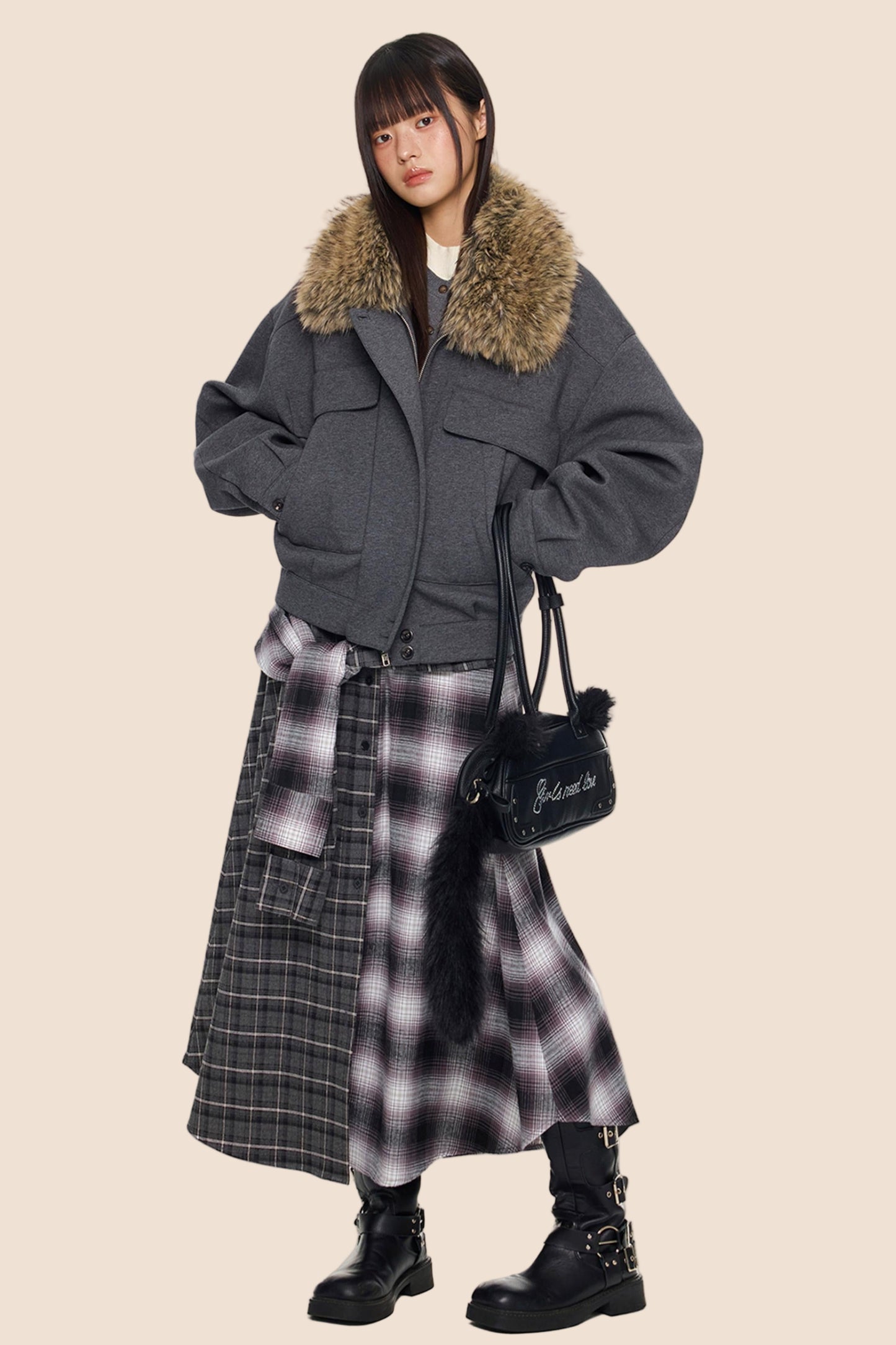 Fur Collar Cotton Jacket