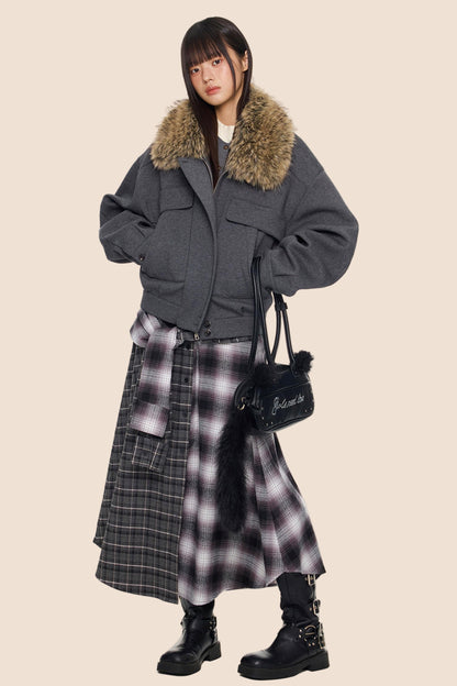 Fur Collar Cotton Jacket