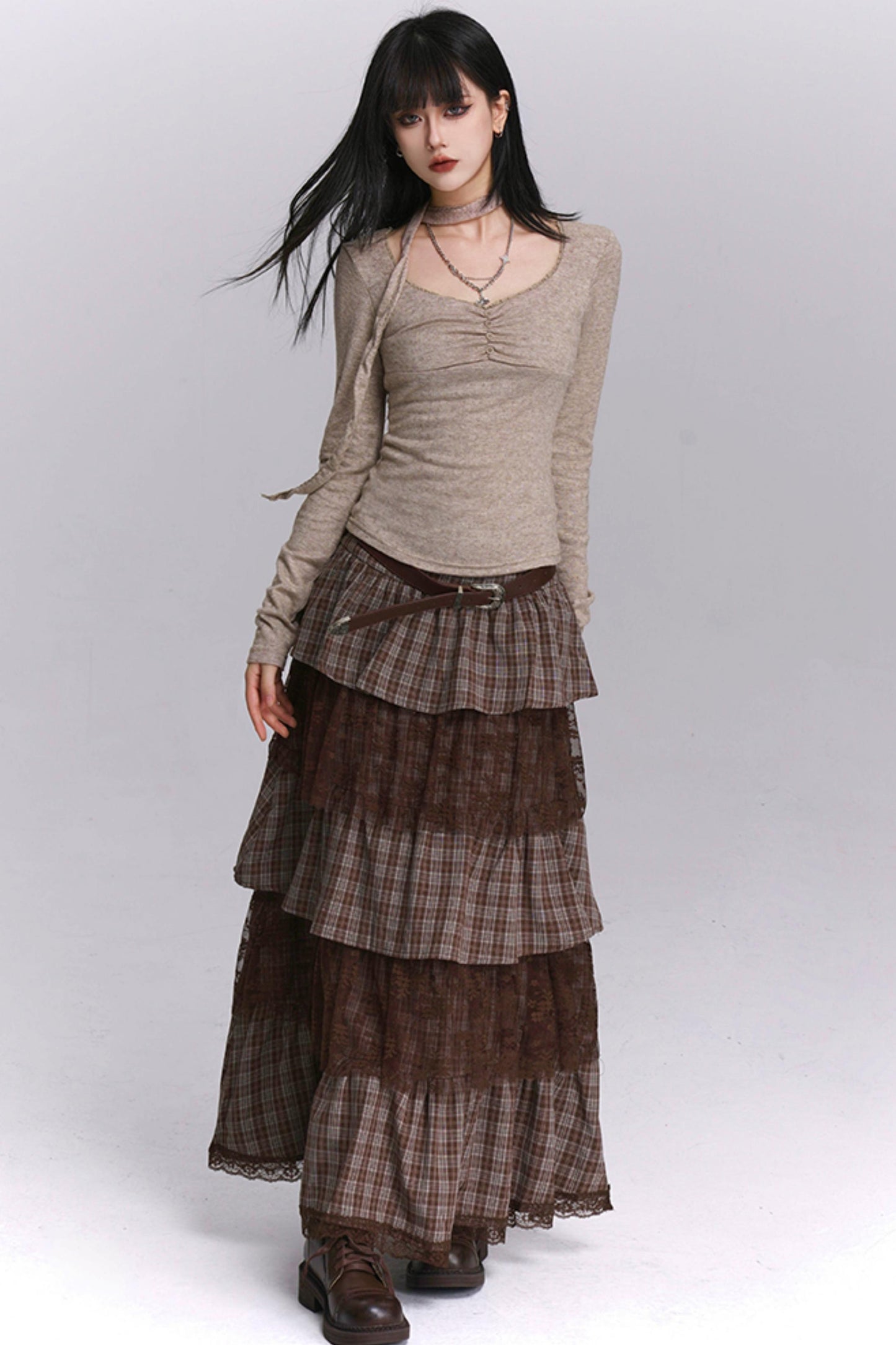 Feminine Silhouette Autumn Top