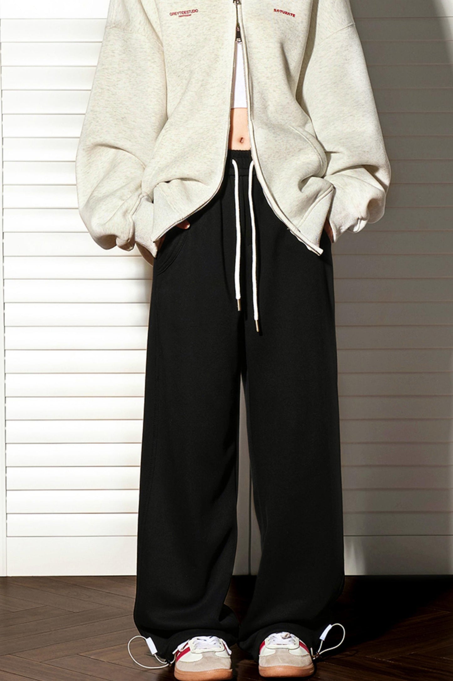 Spring Wide-Leg Casual Sweatpants