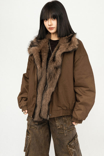 Loose Warm Cotton Coat