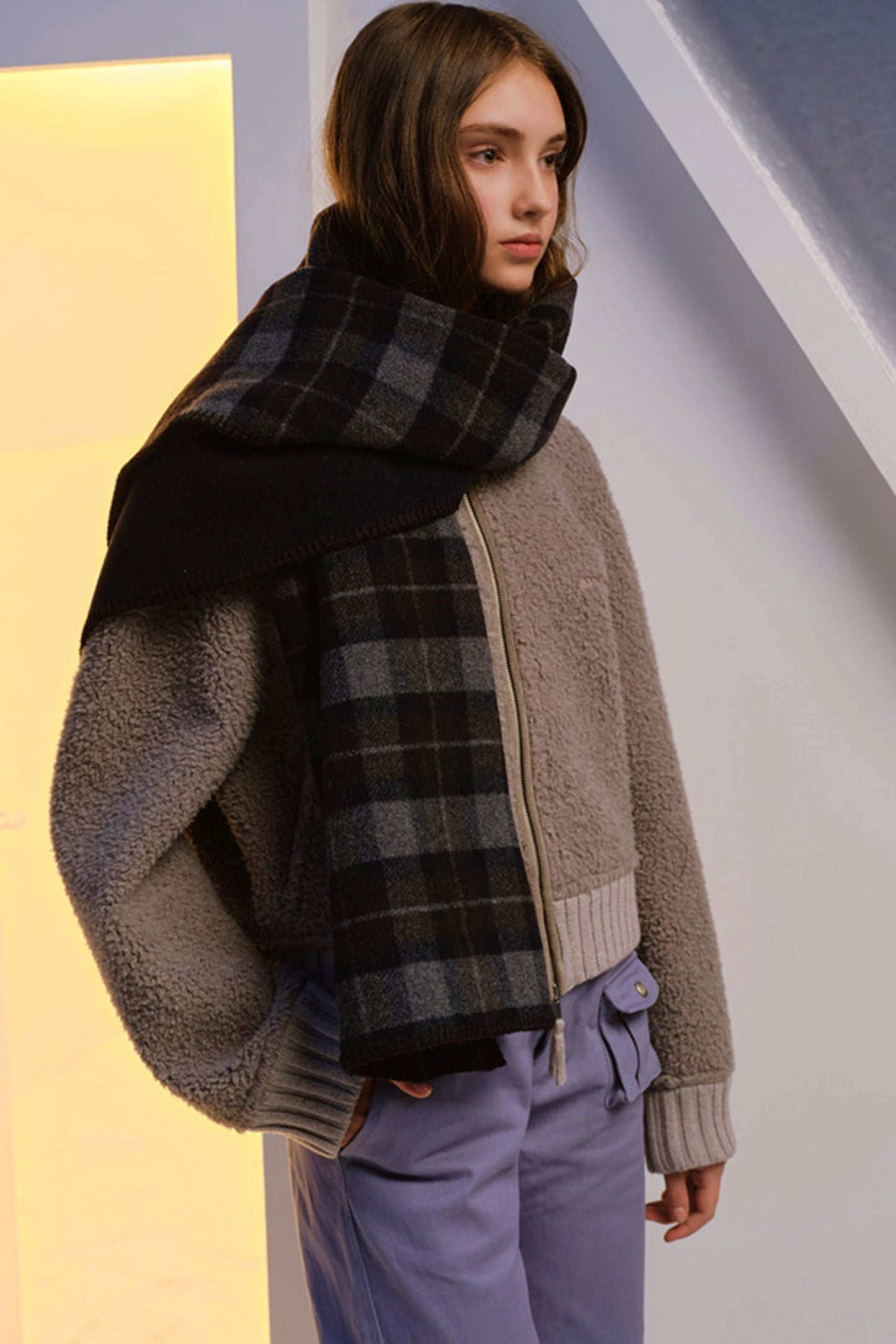 Plaid Prelude Wool Scarf