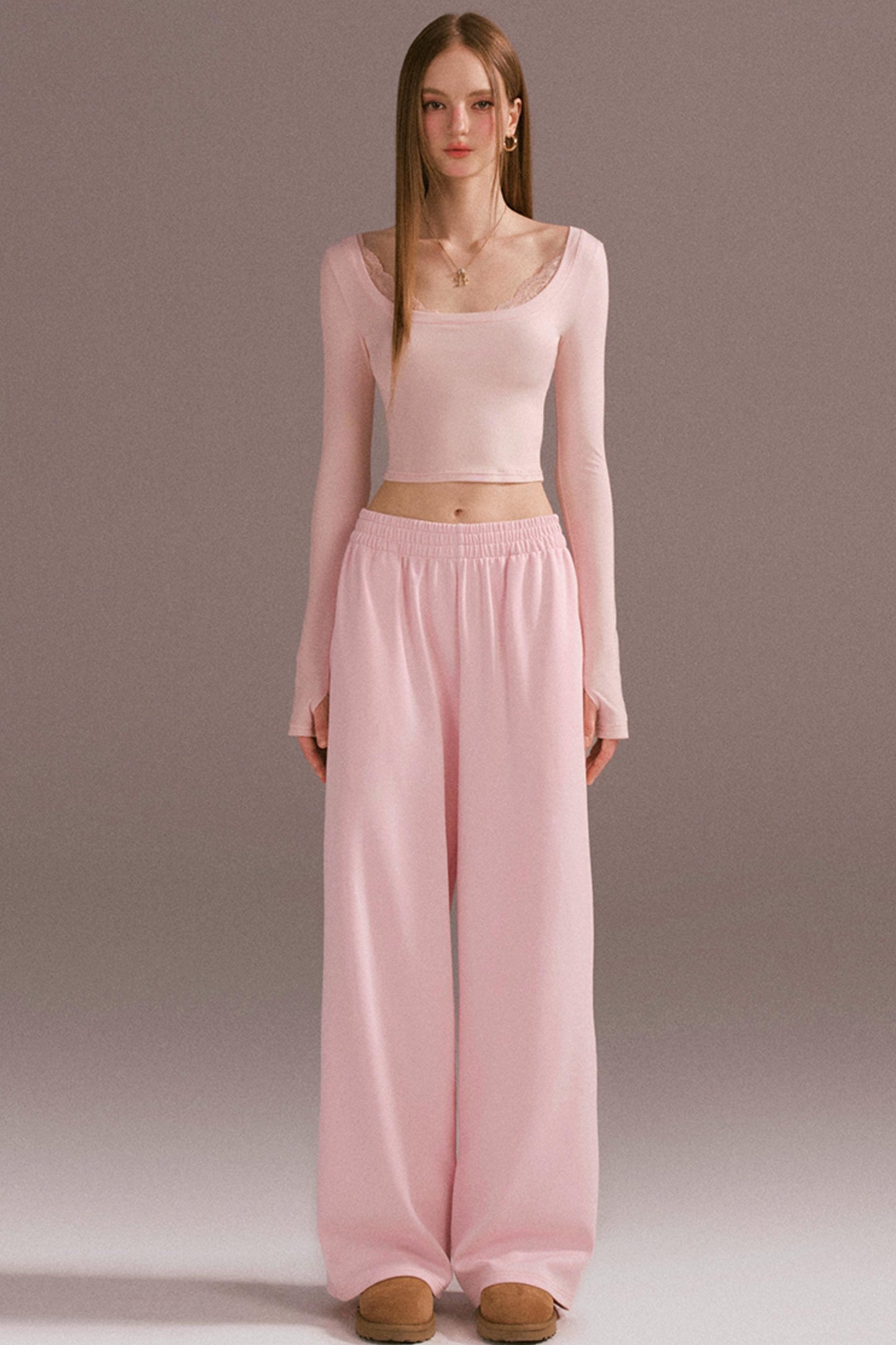 Spice Girl Hooded Knitted Cardigan Set-Up