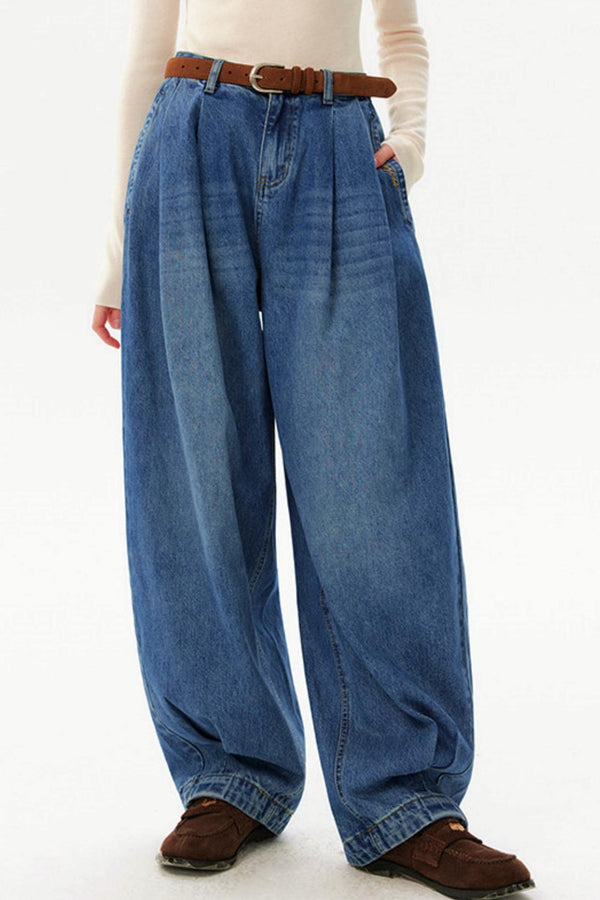 Blue Washed Scimitar Pants