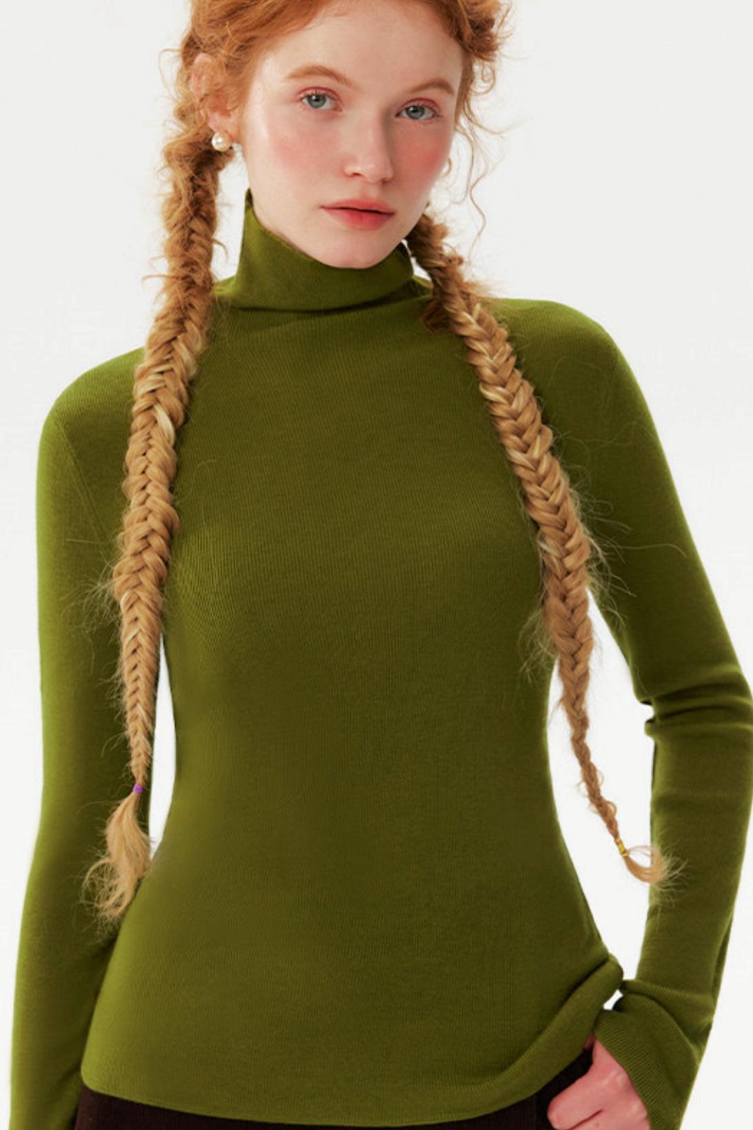 Multi-Color Misty Wool Sweater