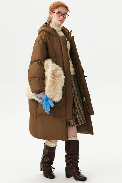 Windproof Warm Horn Button Jacket