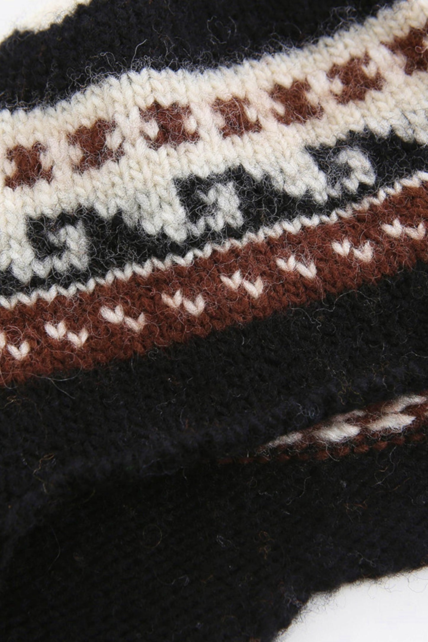 Fair Isle Wool Earflap Beanie