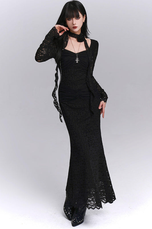 Giant Black Hip Dress