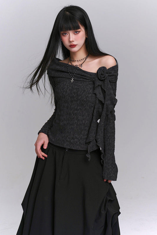 Elegant Mode Off-Shoulder Top