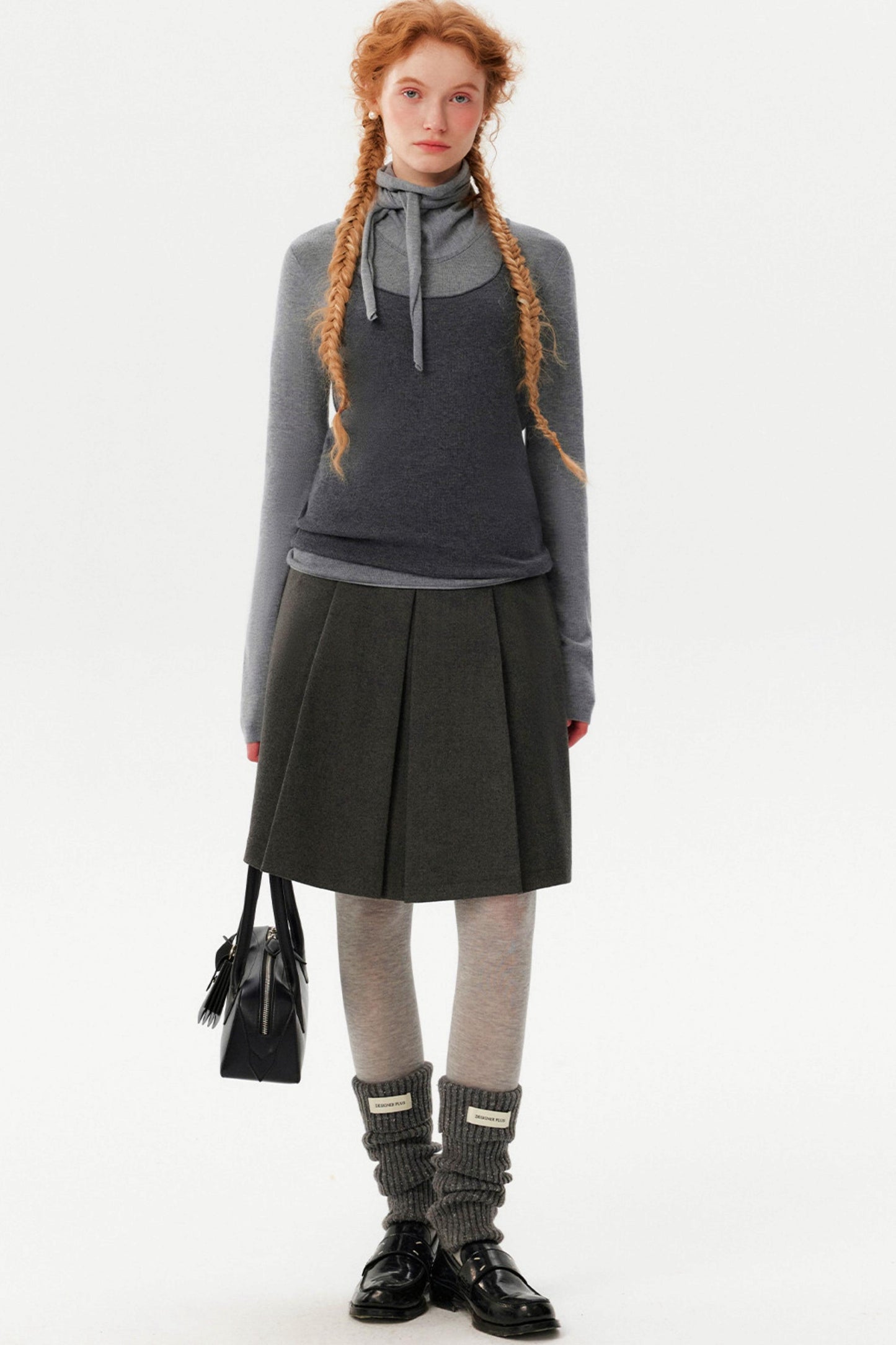 Casual Versatile Mid-Length Skirt