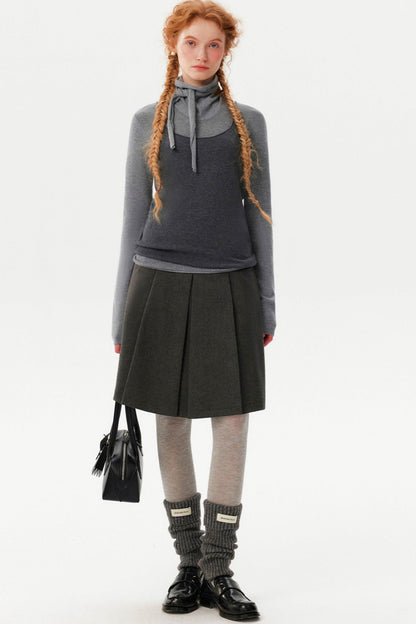 Casual Versatile Mid-Length Skirt