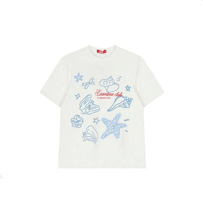 American Starfish Sweet Shoulder Tee