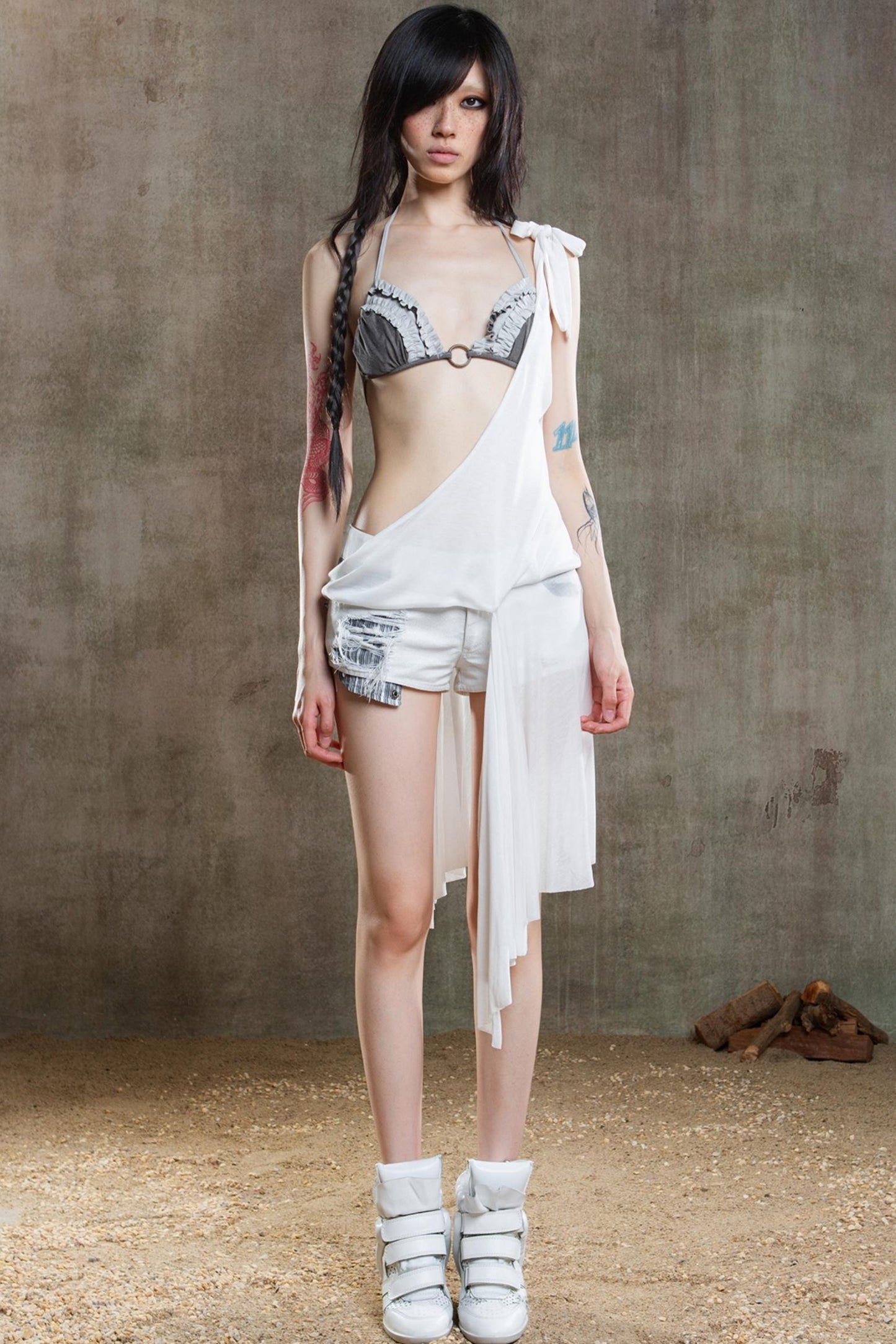 Denim Multi-Wear Shorts