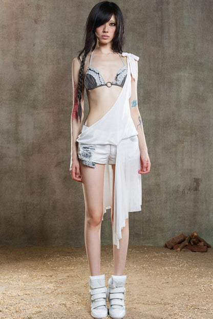 Denim Multi-Wear Shorts